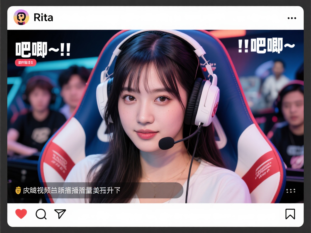 LPL解说Rita分享视频：吧唧~